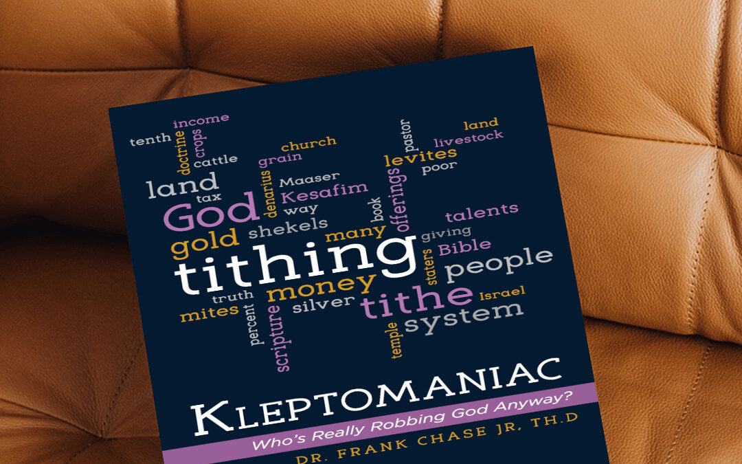 Book Synopsis/Chapter Summary for Kleptomaniac: Who’s Really Robbing God Anyway?